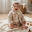 Baby sweater and baby bonnet - Stitched Creations