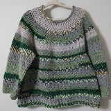 Baby/Toddler pull over sweater with hat - Stitched Creations