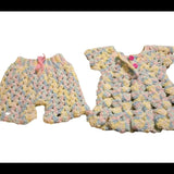 New born baby top and short pant set - Stitched Creations