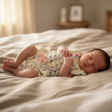New born baby top and short pant set - Stitched Creations
