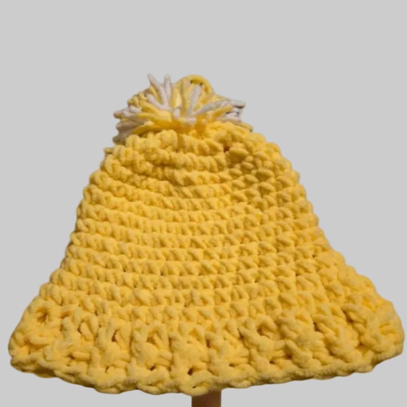 Toddler yellow hat - Stitched Creations