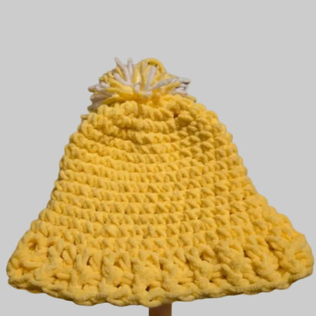 Toddler yellow hat - Stitched Creations