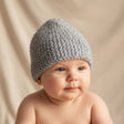 Newborn beanie in blue - Stitched Creations