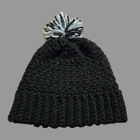 Handmade winter youth hat - Stitched Creations