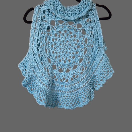 Handmade Crochet Vest – Unique Artisan Design, Size Small - Stitched Creations