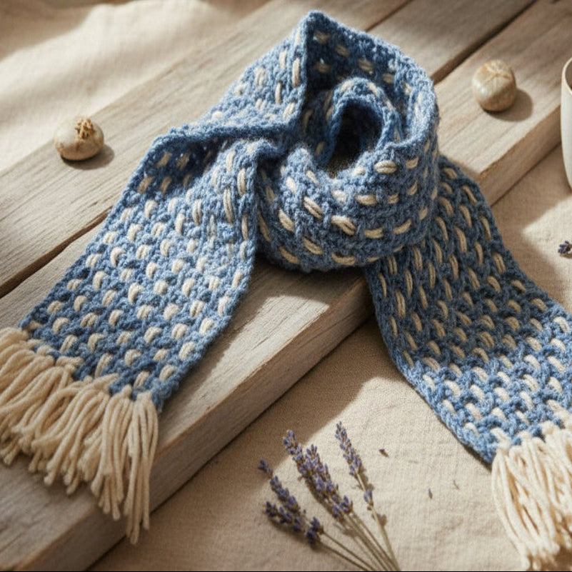 Youth handmade scarf - Stitched Creations