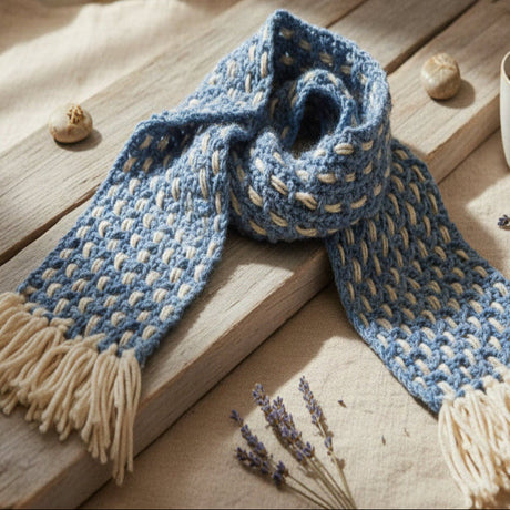 Youth handmade scarf - Stitched Creations
