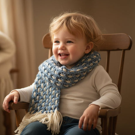 Youth handmade scarf - Stitched Creations