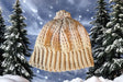 Winter hat adult made with chunky yarn - Stitched Creations
