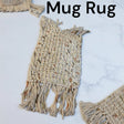 Handmade mug rugs - Stitched Creations