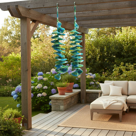 Handmade hanging spinners - Stitched Creations