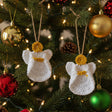 Crocheted Angel ornament - Stitched Creations