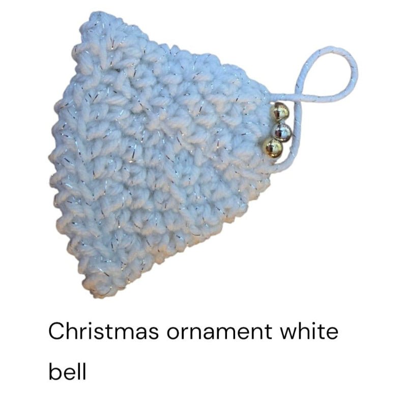 Crocheted bell ornament - Stitched Creations