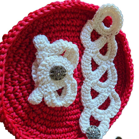 Crocheted vintage bracelets - Stitched Creations
