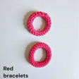 Handmade Bangle Bracelets made from macrame cord Stitched Creations