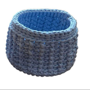 Handmade Crocheted Storage Baskets - Stitched Creations
