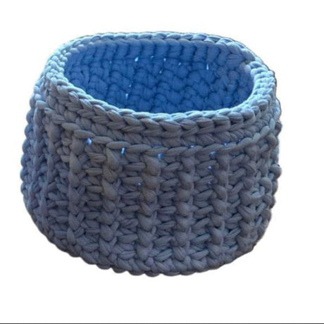 Handmade Crocheted Storage Baskets - Stitched Creations
