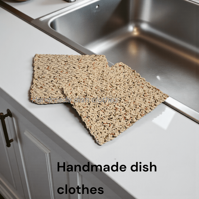 Handmade 100% Cotton Dish Cloth - Stitched Creations