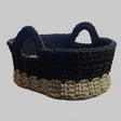 Oval Shaped Crochet Baskets - Stitched Creations
