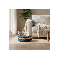 Handmade Heart Shaped Basket - Basket for Home Decor & Gifts - Stitched Creations