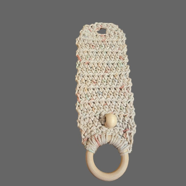 Handmade Crochet Dish Towel Holder - Kitchen Towel Ring - Stitched Creations