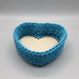 Handmade Heart-Shaped Macrame Basket - Stitched Creations