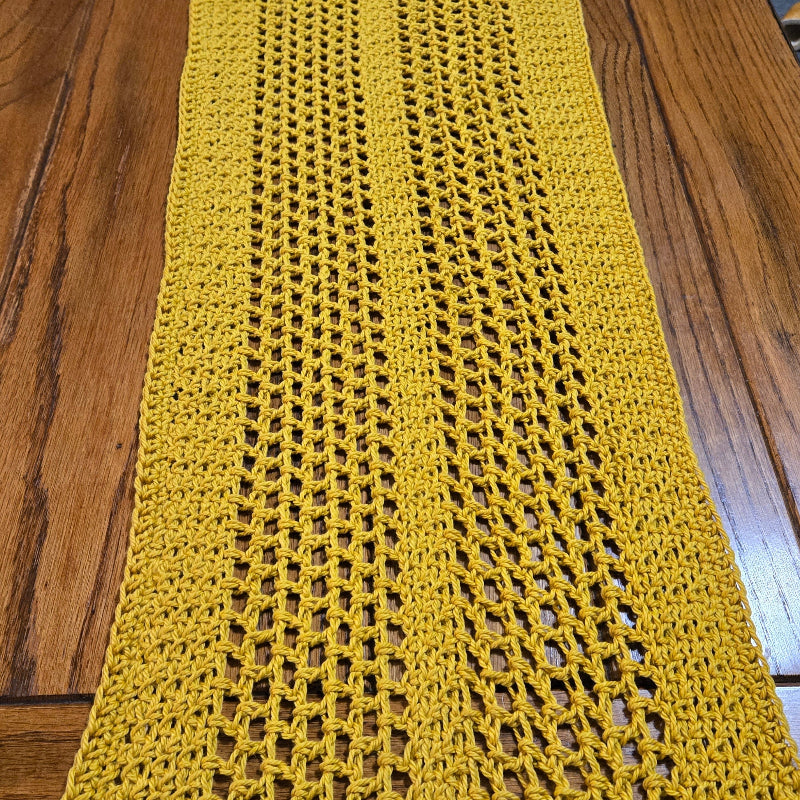 Handmade Table runner 100% cotton-By Stitched Creations