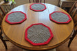 Handmade Place Mats Made with Macramé Cord by Stitched Creations