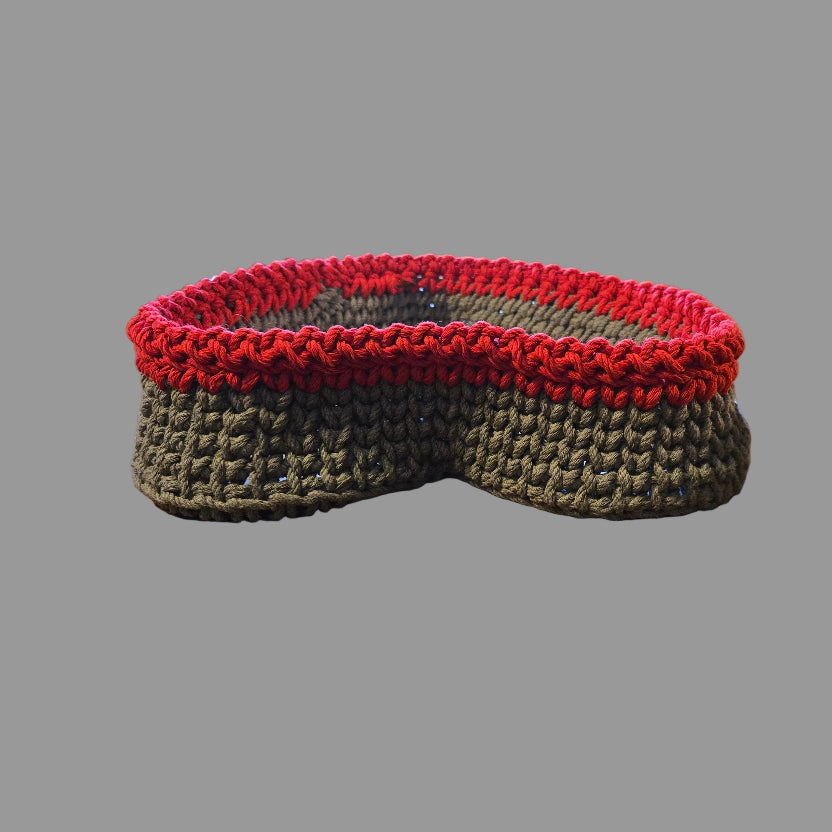 Handmade Macrame Basket 8 x 10-Stitched Creations