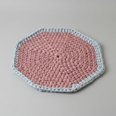 Handmade Crochet Place Mat Set – Octagon - Stitched Creations