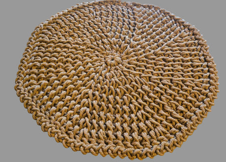 Tan Octagon Place Mats -Stitched Creations