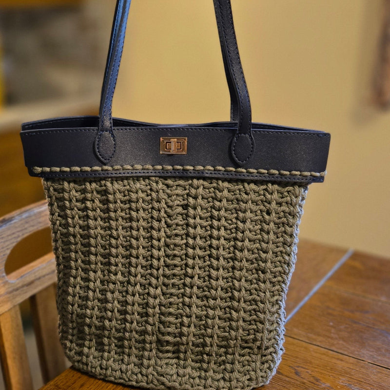 Handmade Macrame Purse Shoulder Strap by Stitched Creations