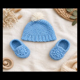 Baby Hat and Loafer Set 6-12 months - Stitched Creations