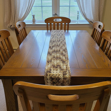 Handmade Cotton Table Runner: Stitched Creations