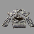 Stylish hat, infinity scarf and fingerless gloves set - Stitched Creations