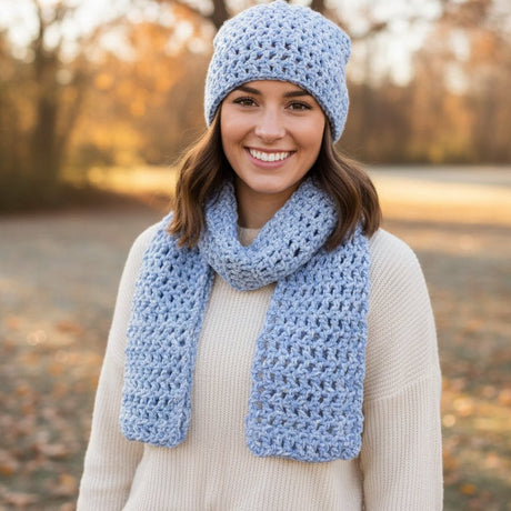 Winter headband and scarf handmade - Stitched Creations