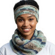 Multicolored scarf and winter headband set - Stitched Creations