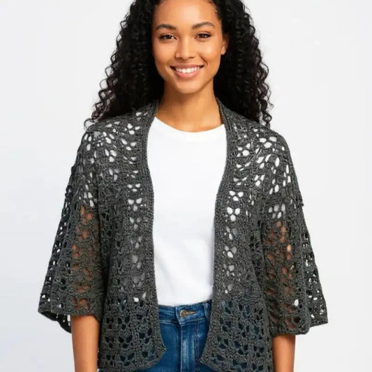 Shawl/wrap handmade design - Stitched Creations