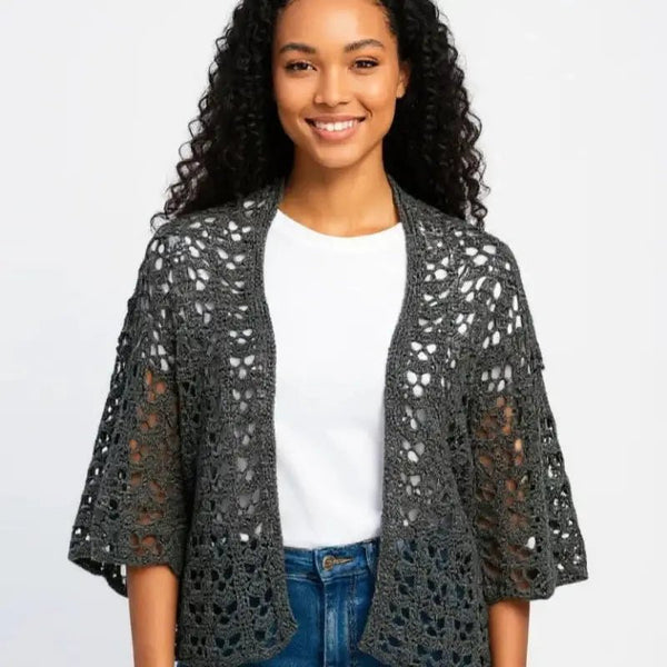 Shawl/wrap handmade design - Stitched Creations