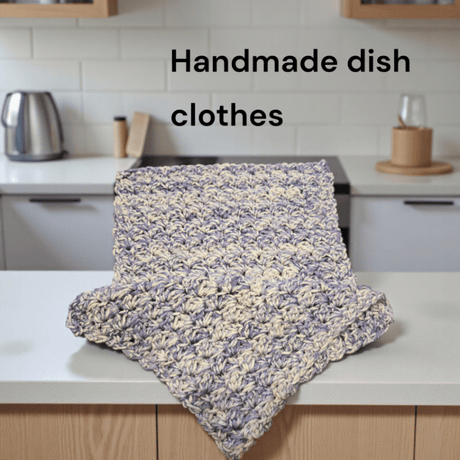 Handmade 100% Cotton Dish Cloth - Stitched Creations