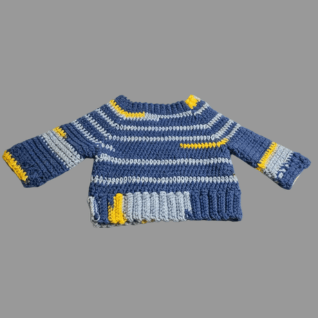 Handmade pull over sweater - Stitched Creations