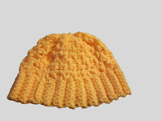 Yellow winter beanie