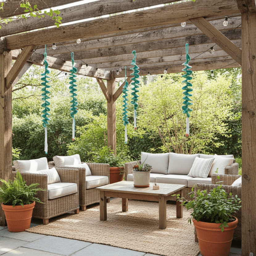 Handmade hanging spinners - Stitched Creations