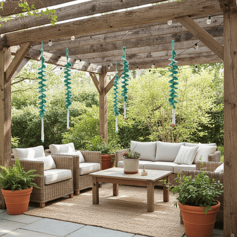 Handmade hanging spinners - Stitched Creations