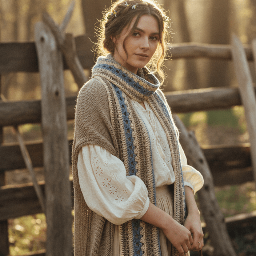Handmade fashion scarf - Stitched Creations