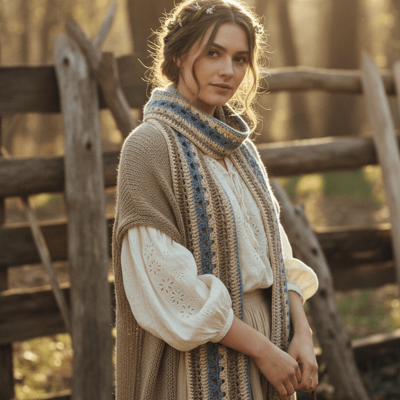 Handmade fashion scarf
