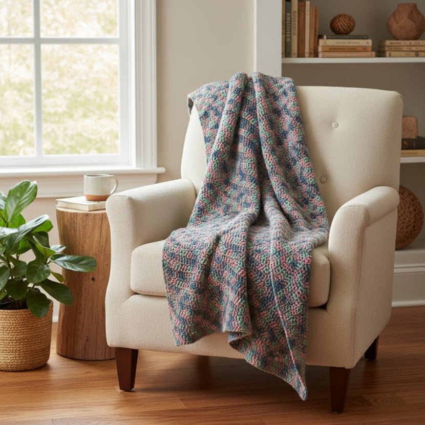 Cozy Afghan - Stitched Creations