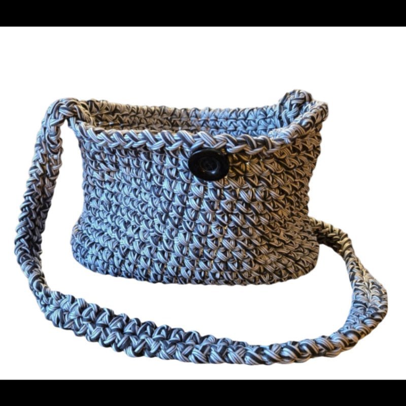 Handmade purse with shoulder strap - Stitched Creations