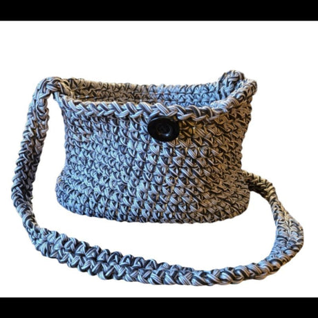 Handmade purse with shoulder strap - Stitched Creations