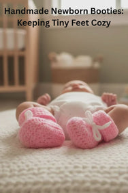 Baby booties for newborns - Stitched Creations